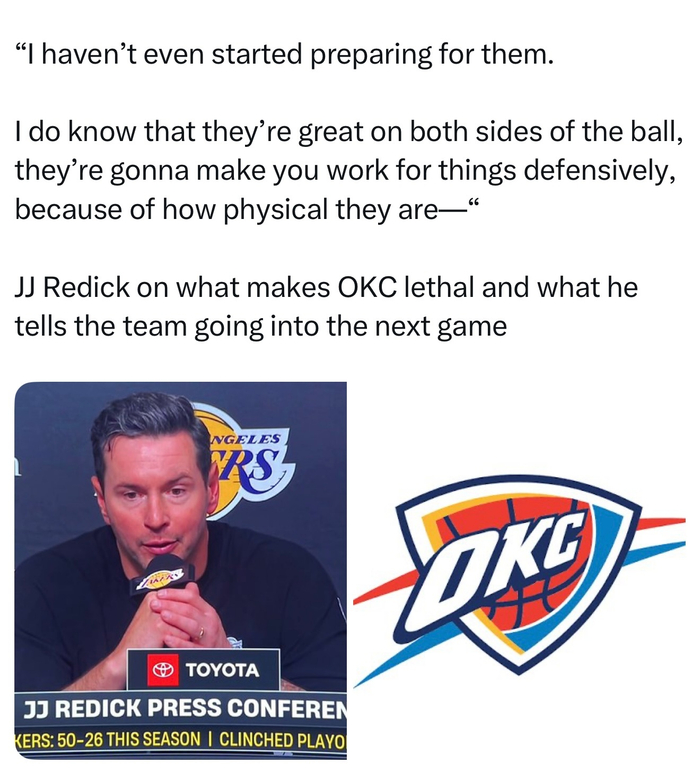 雷霆防守强度成关键挑战，雷迪克坦言需应对高